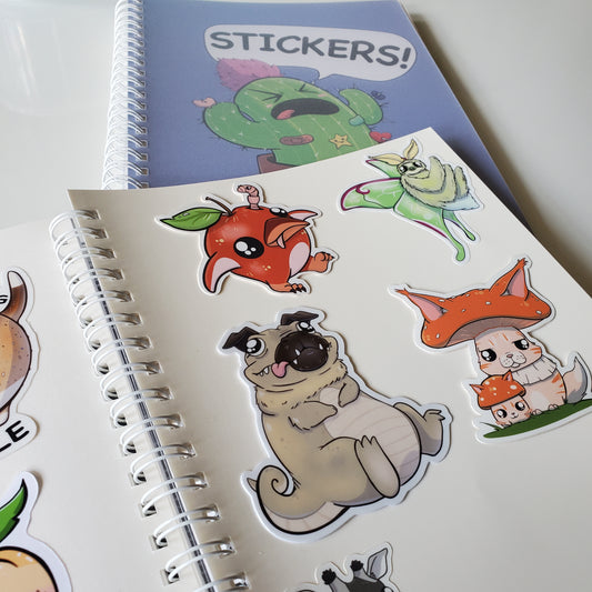 Reusable Sticker Book (50 sheets)