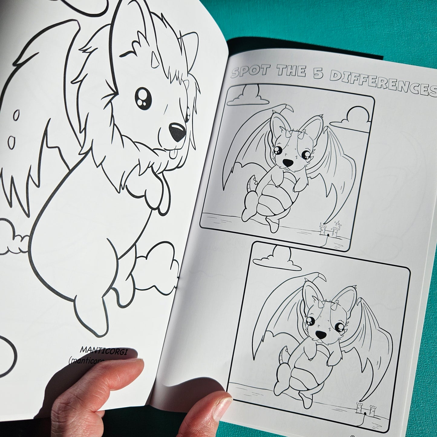 Corgi Coloring & Activity Book