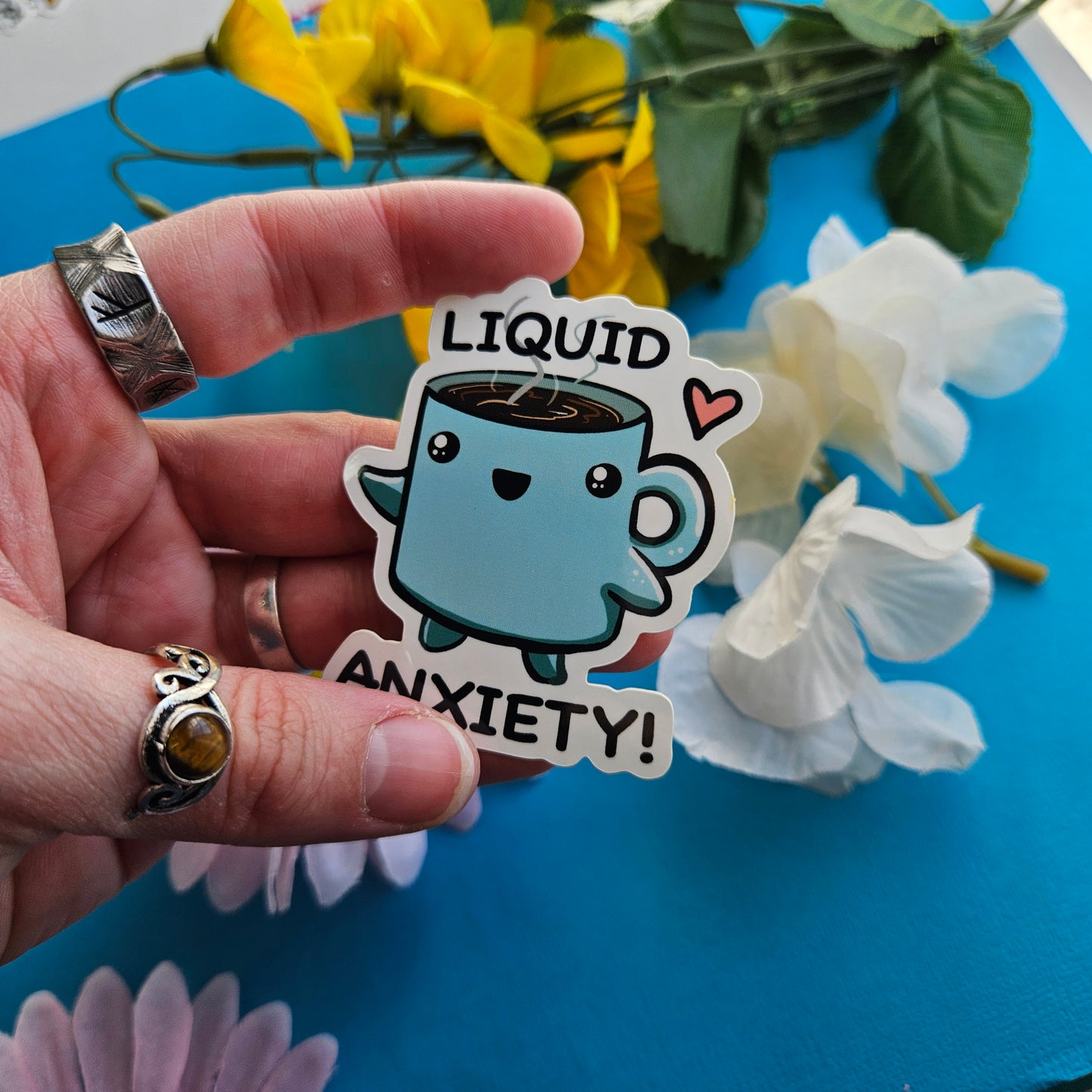 Coffee: Liquid Anxiety Sticker