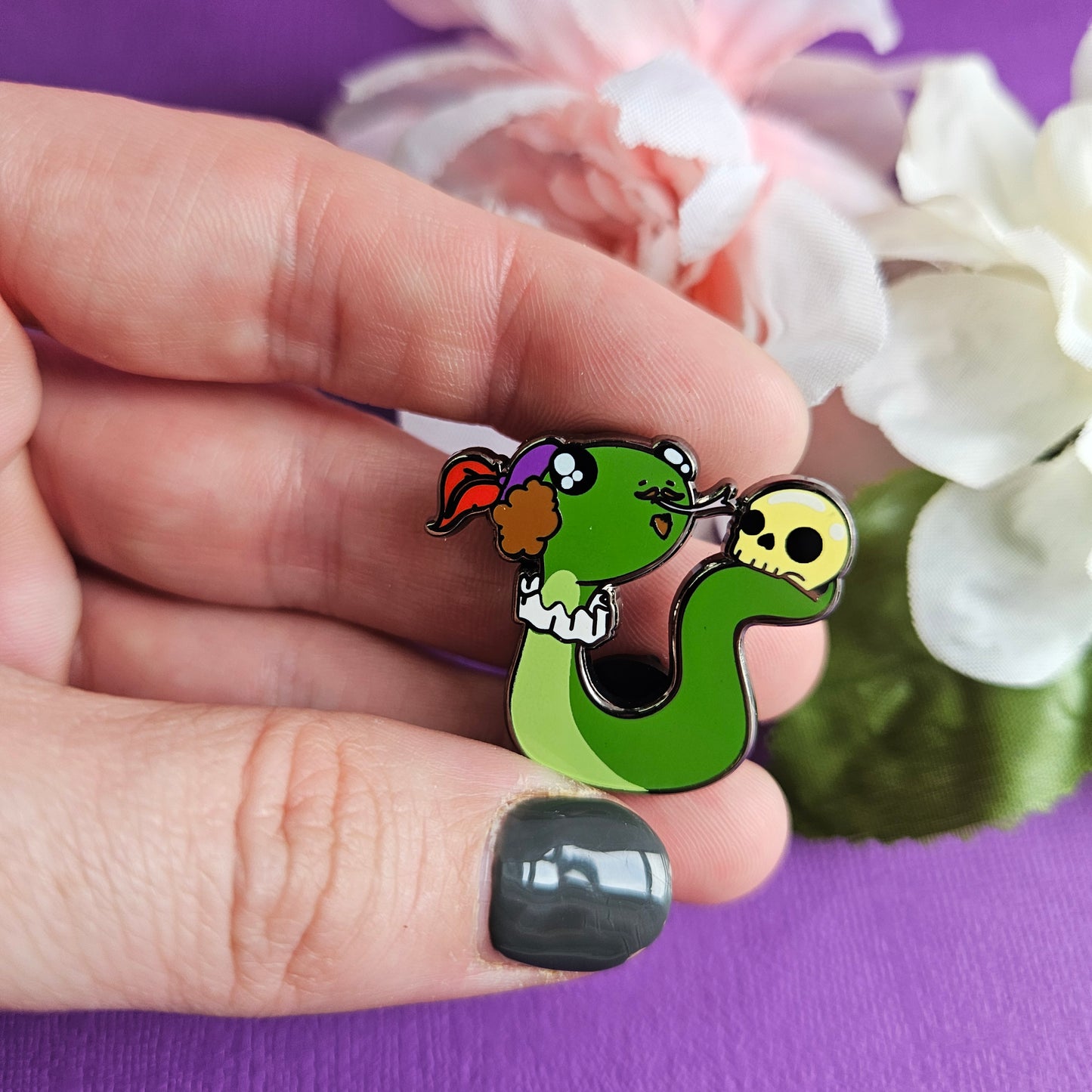 Snakespeare Pin (william shakespeare + snake)