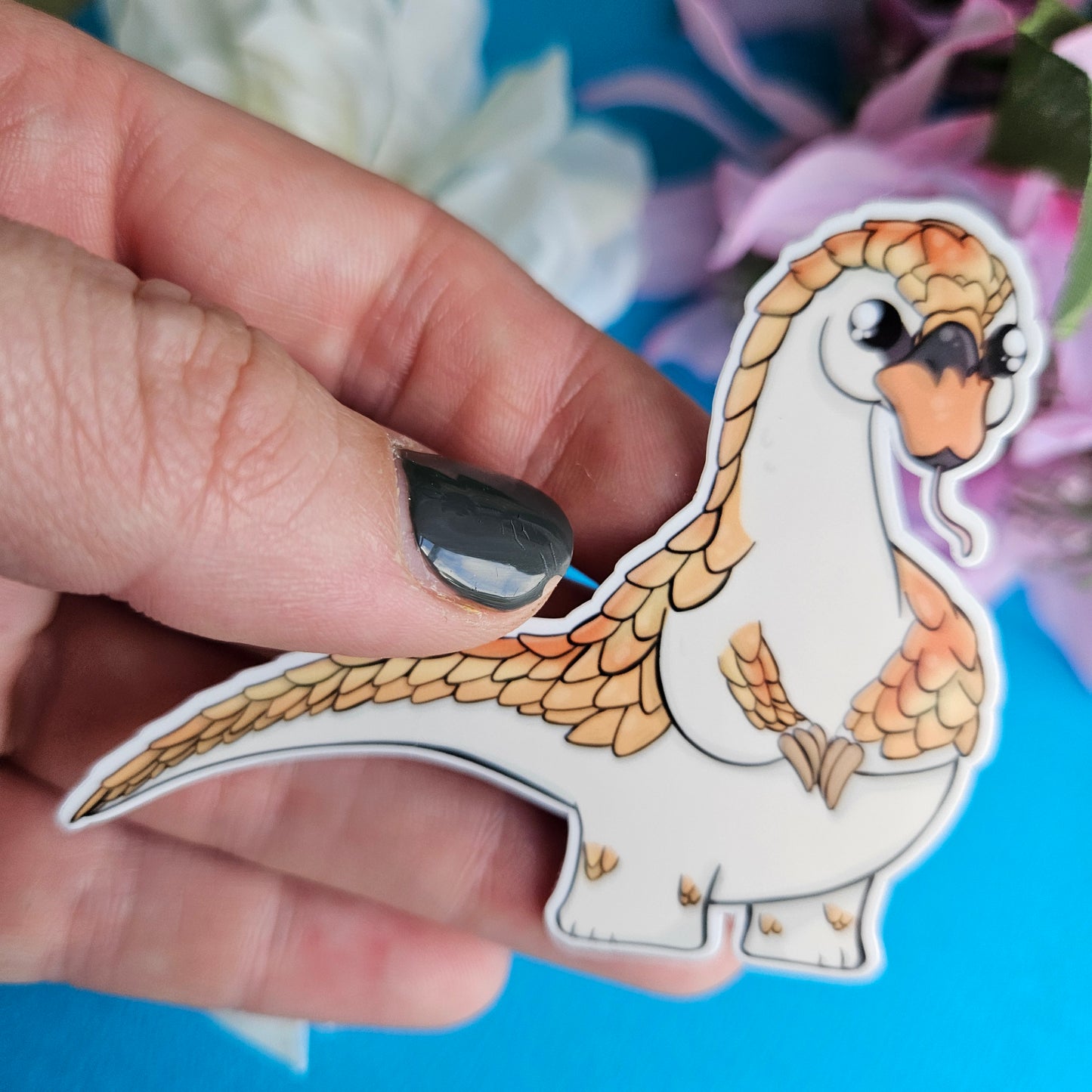 Libra: Swangolin Sticker (swan + pangolin) Zodiac Mashable