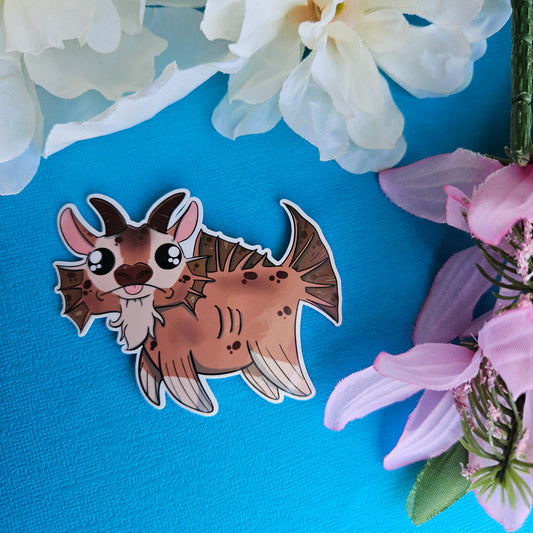 Capricorn: Foat Sticker (goat + fish) Zodiac Mashable
