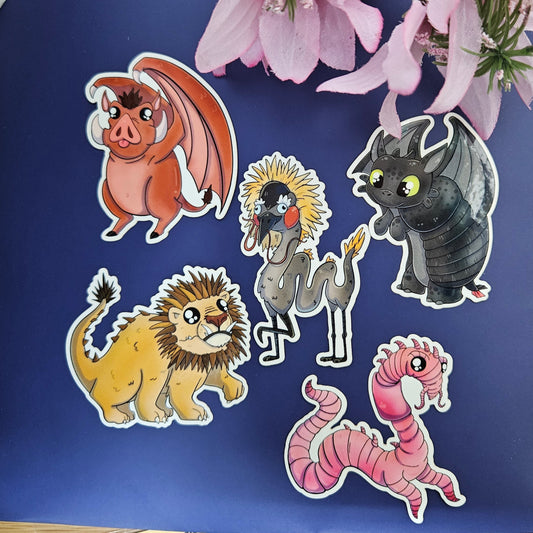 2025 Dragon Sticker Pack (5 Stickers)