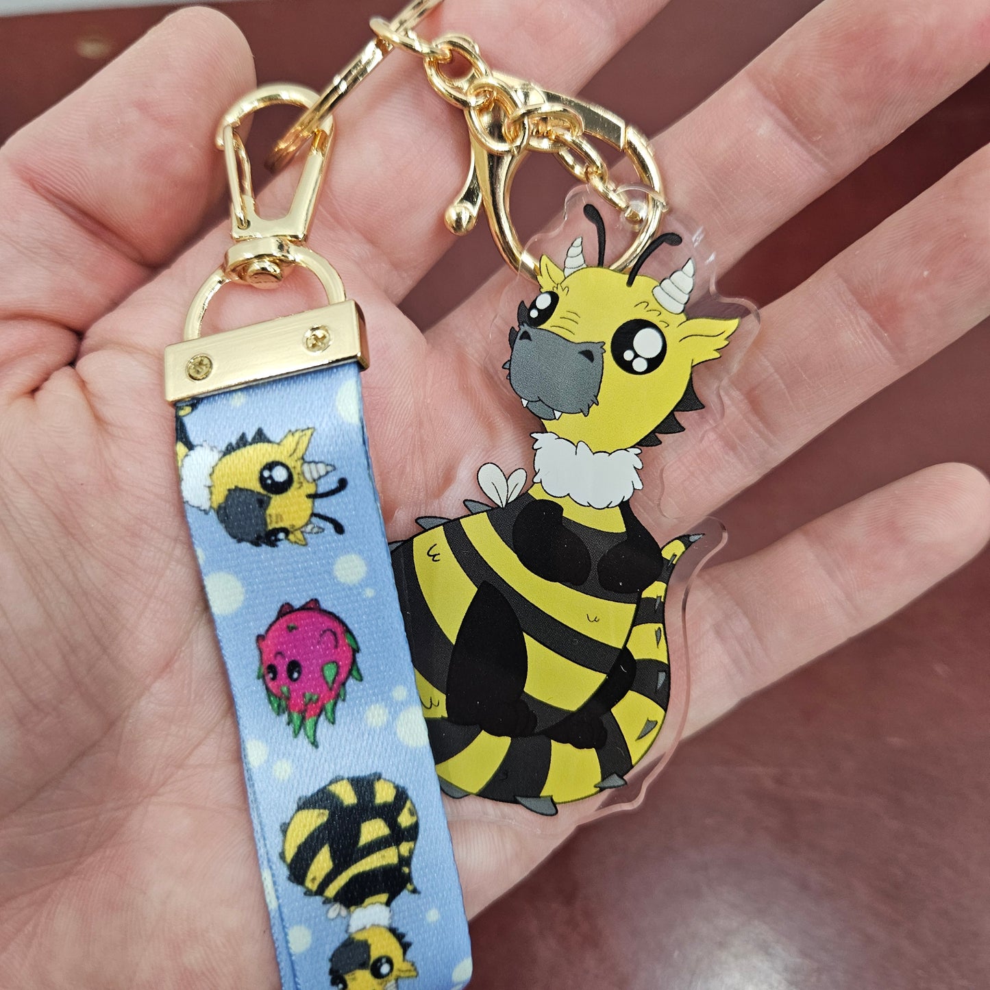 Honey Dree Keychain & Lanyard
