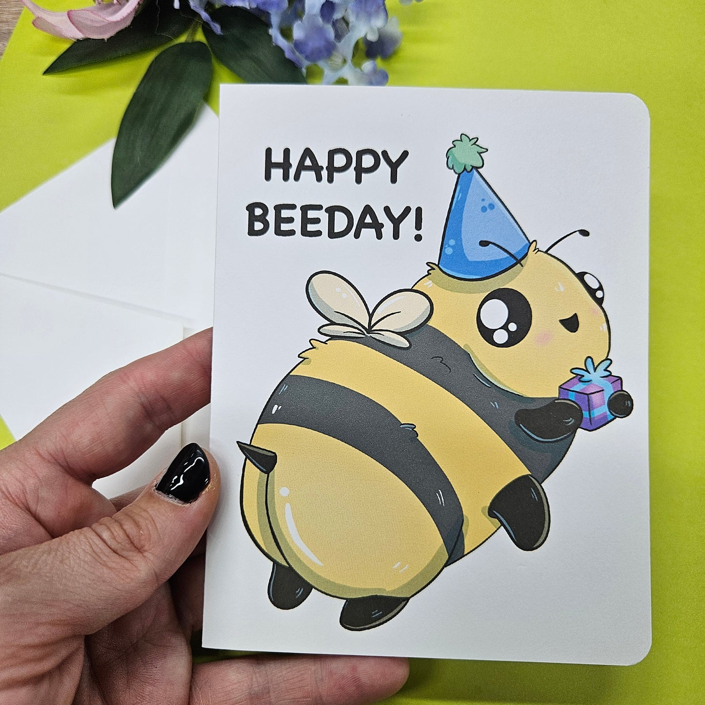 Happy Beeday Greeting Card