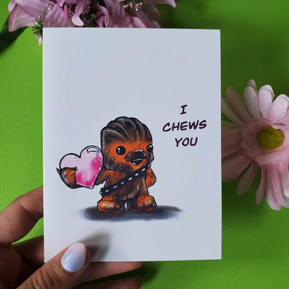 "I Chews You" Greeting Card