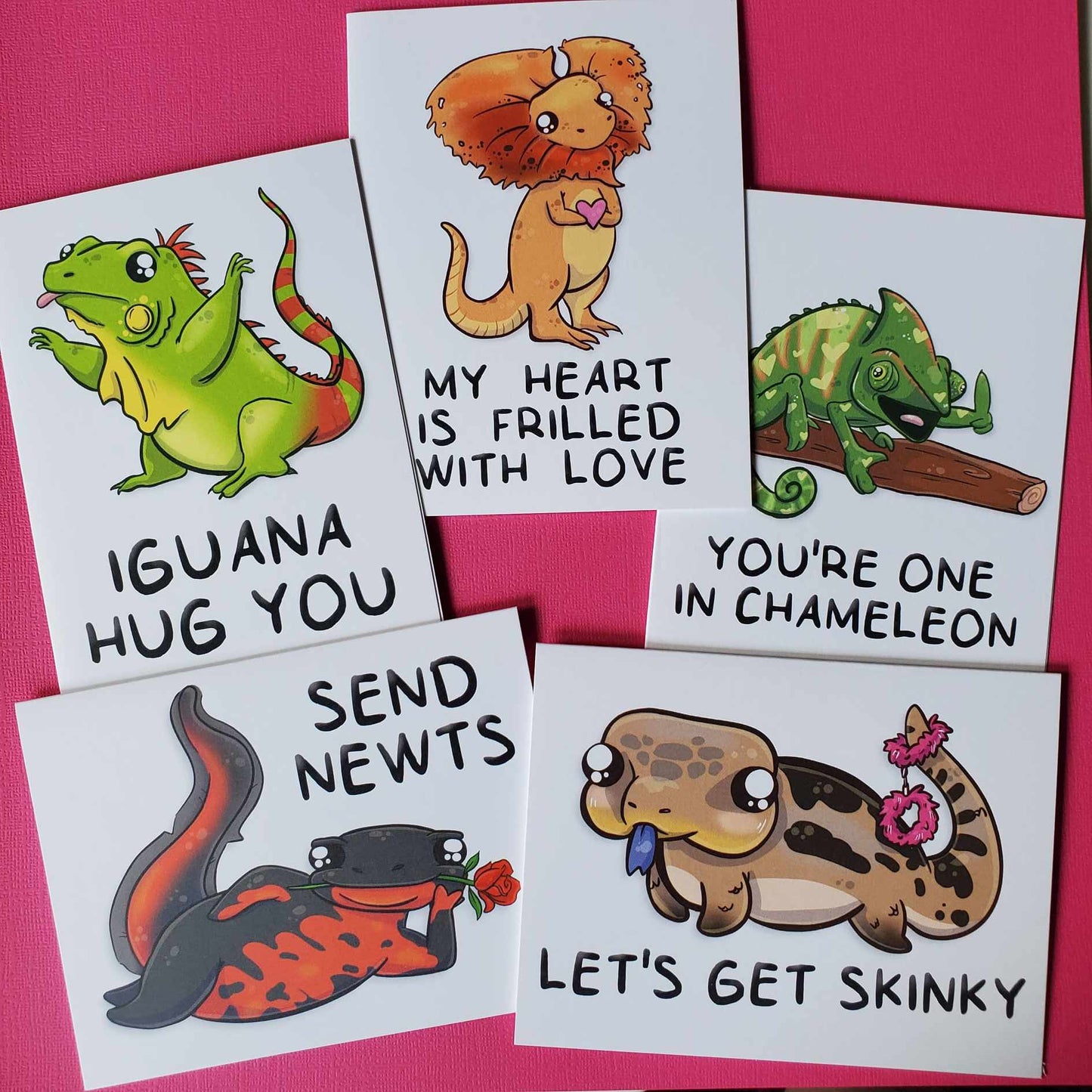 Love Lizard Greeting Card Pack
