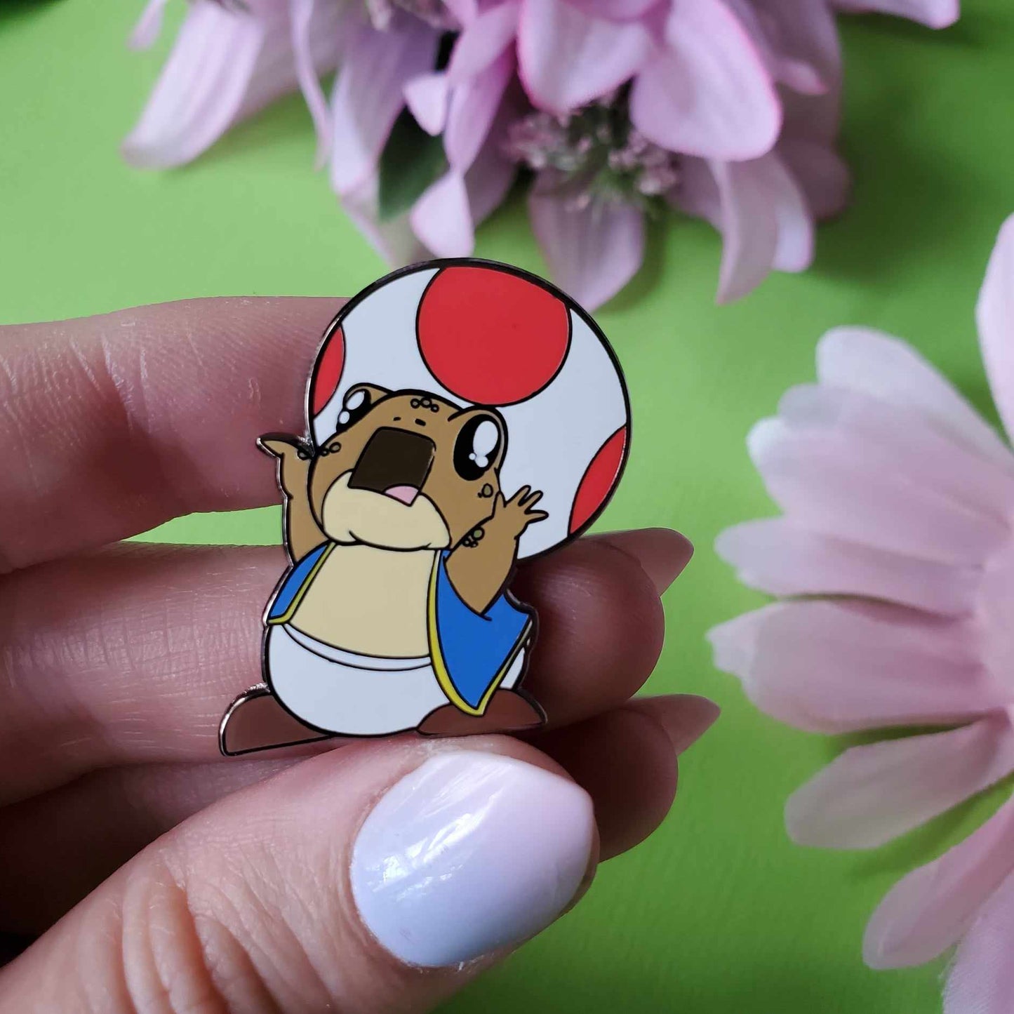 Screaming Toad Toad Pin