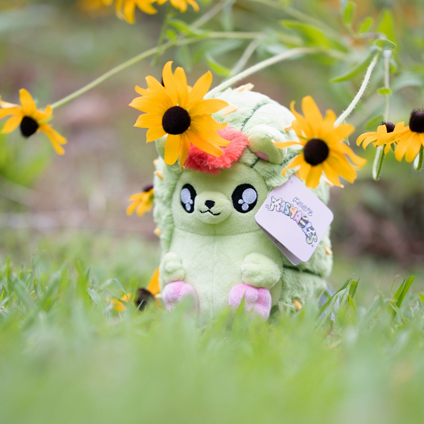 Cacthog Plush (cactus + hedgehog)