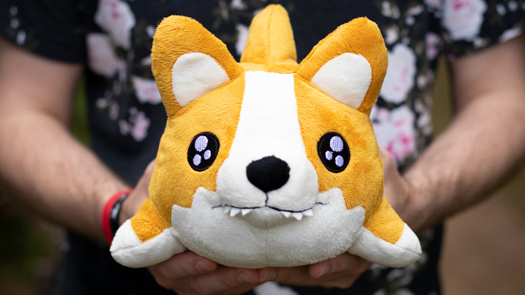 Cork Plush: Corgi + Shark