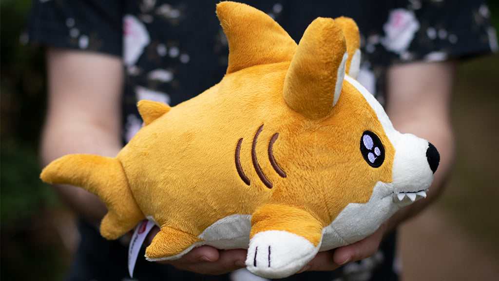 Cork Plush: Corgi + Shark