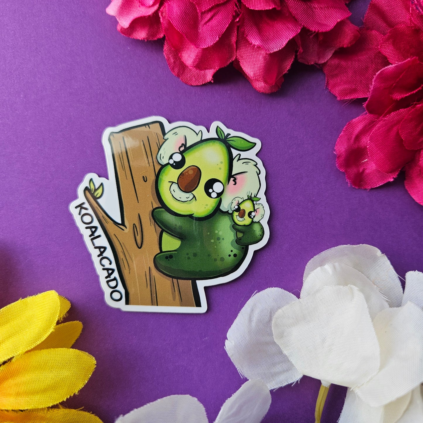 Koalacado Sticker (koala + avocado)