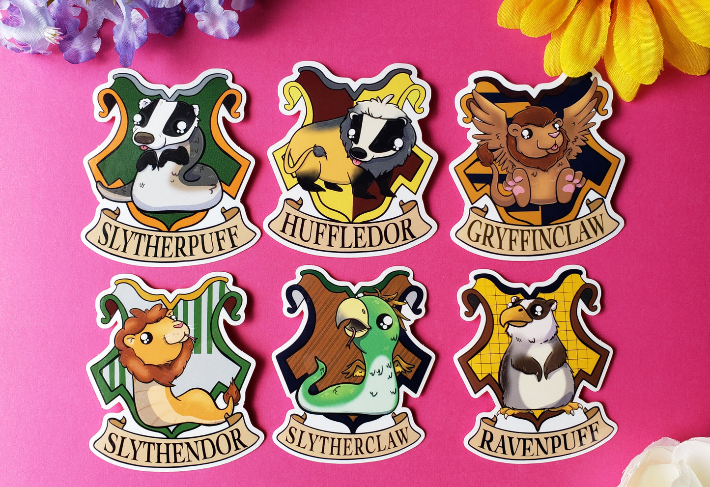 Ravenpuff Sticker (ravenclaw + hufflepuff)