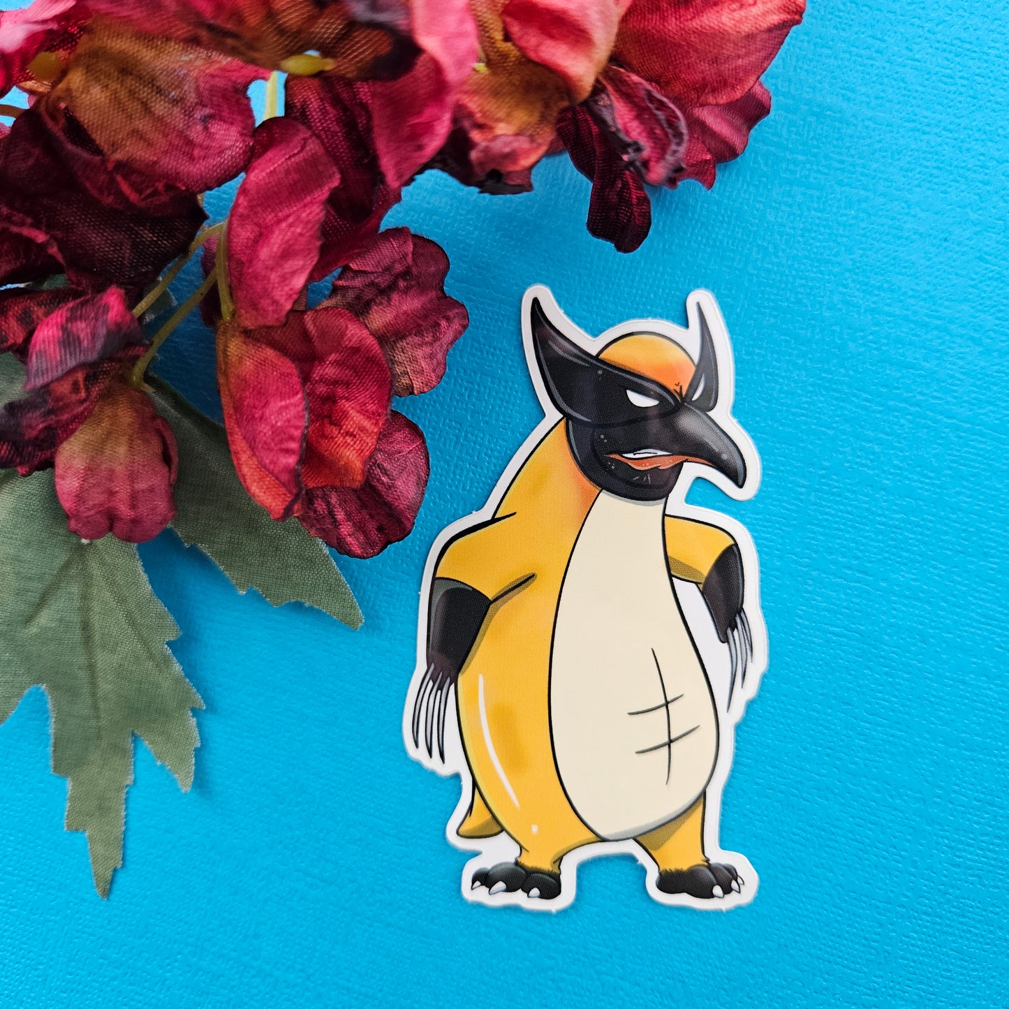 Penguirine Sticker (penguin + wolverine)