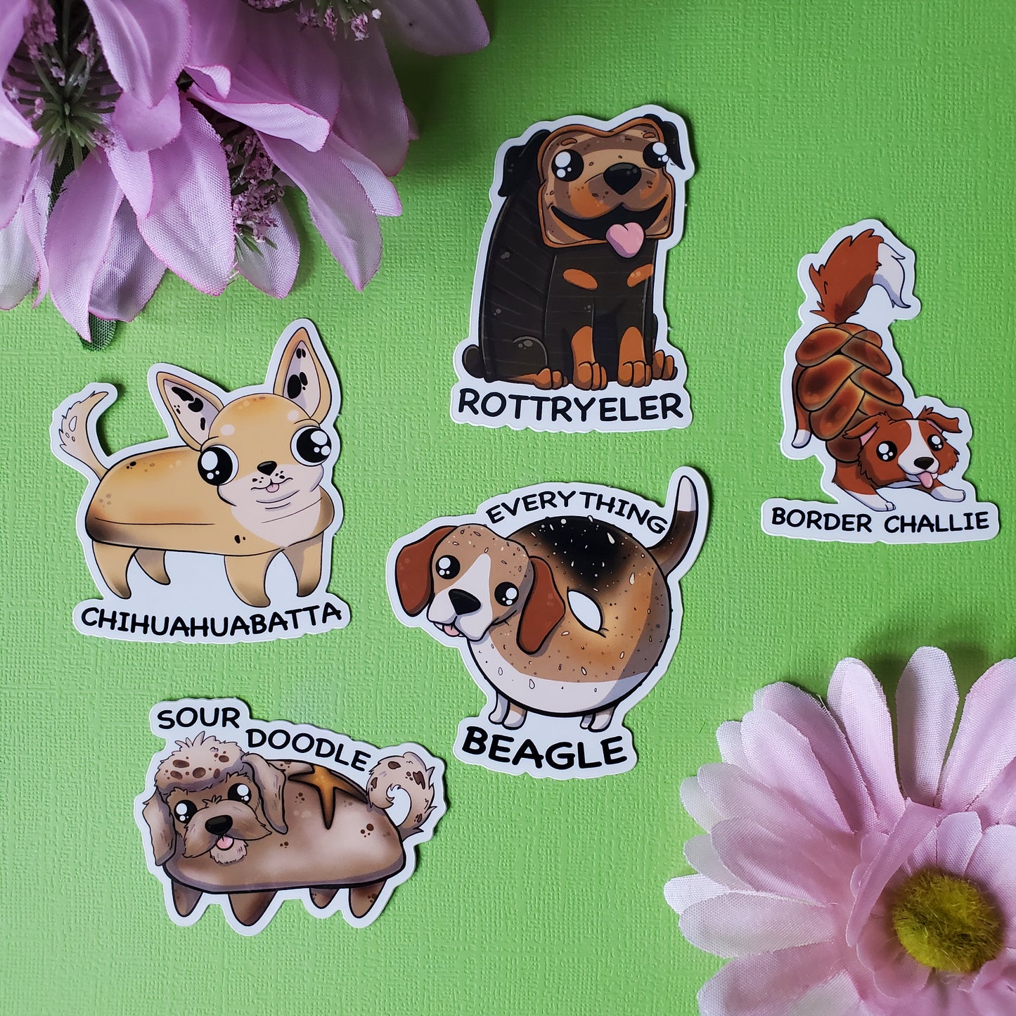 Rottryeler Sticker (rottweiler + rye bread)