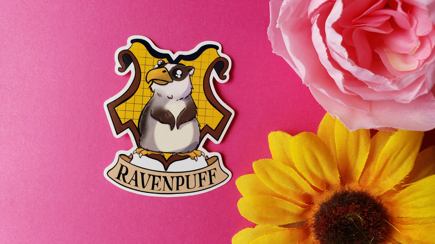 Ravenpuff Sticker (ravenclaw + hufflepuff)