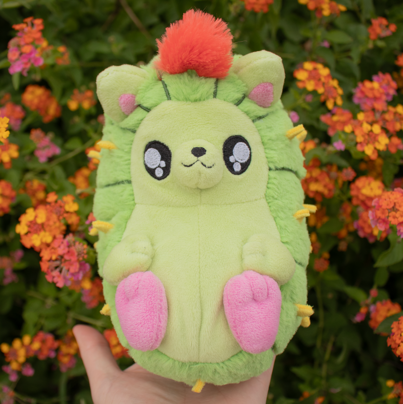 Cacthog Plush (cactus + hedgehog)