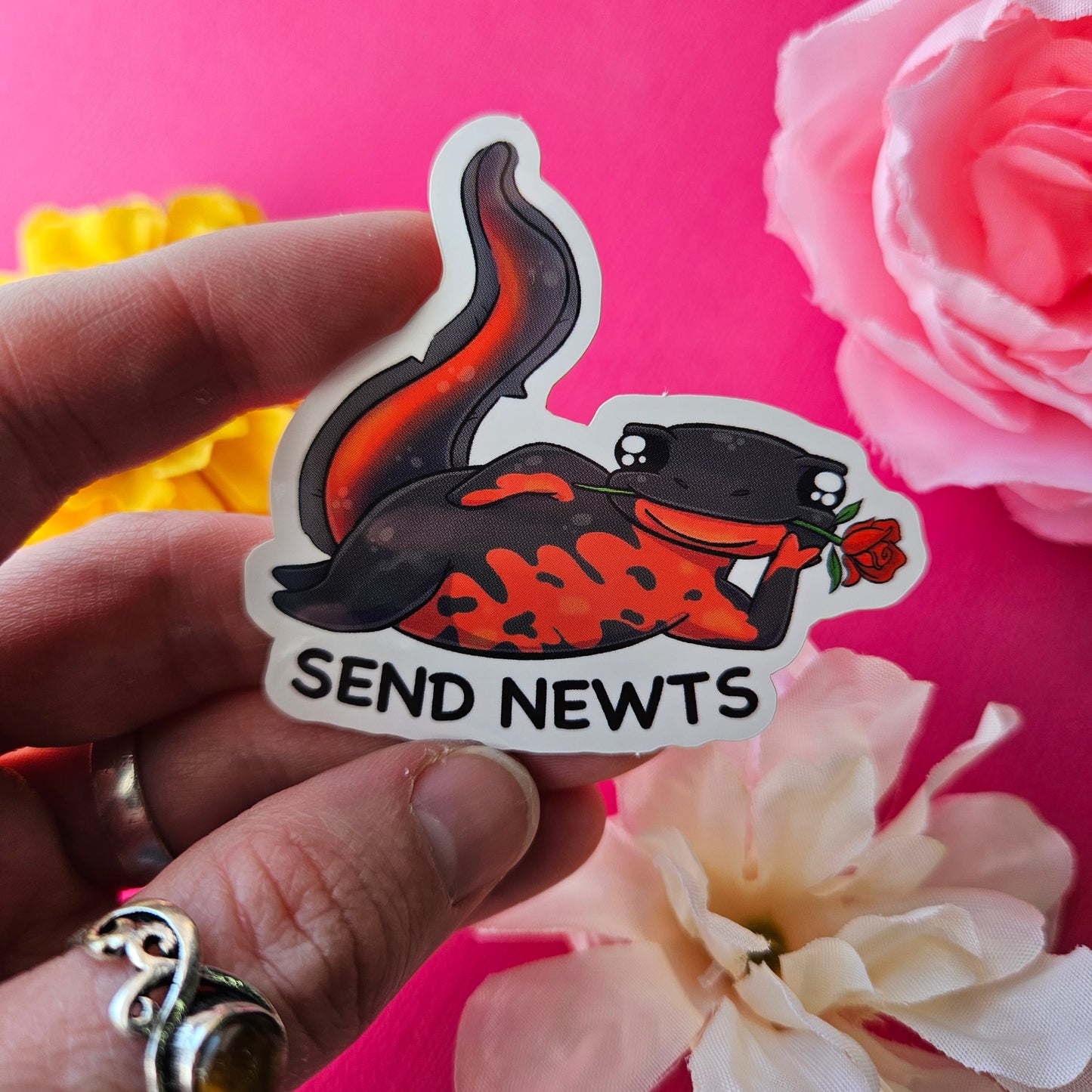 Send Newts Sticker