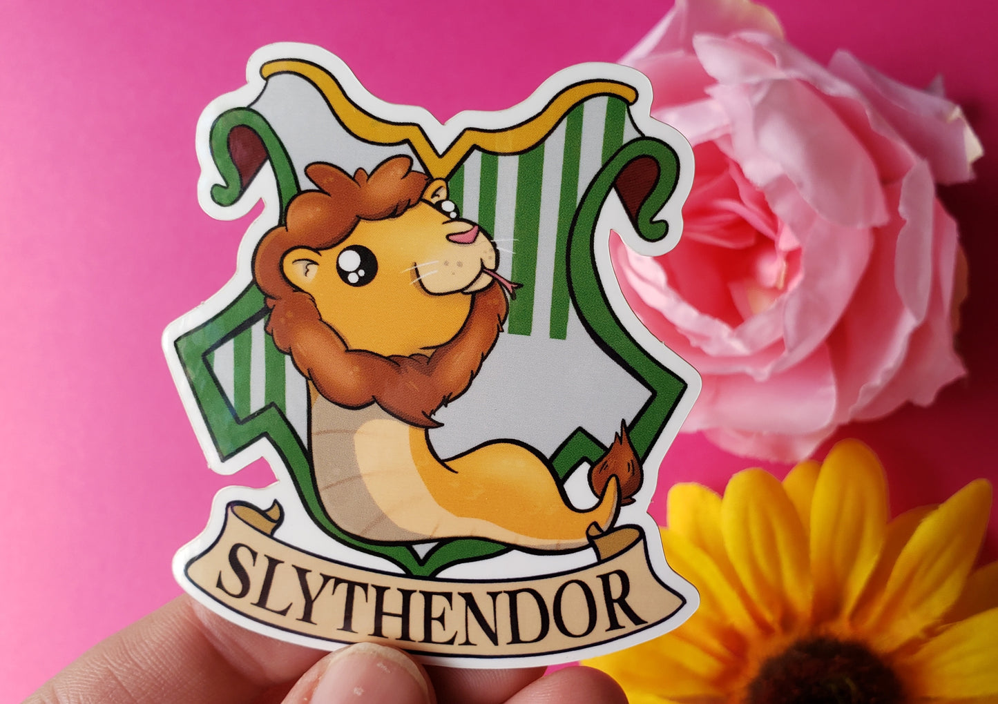 Slythendor Sticker (slytherin + gryffindor)