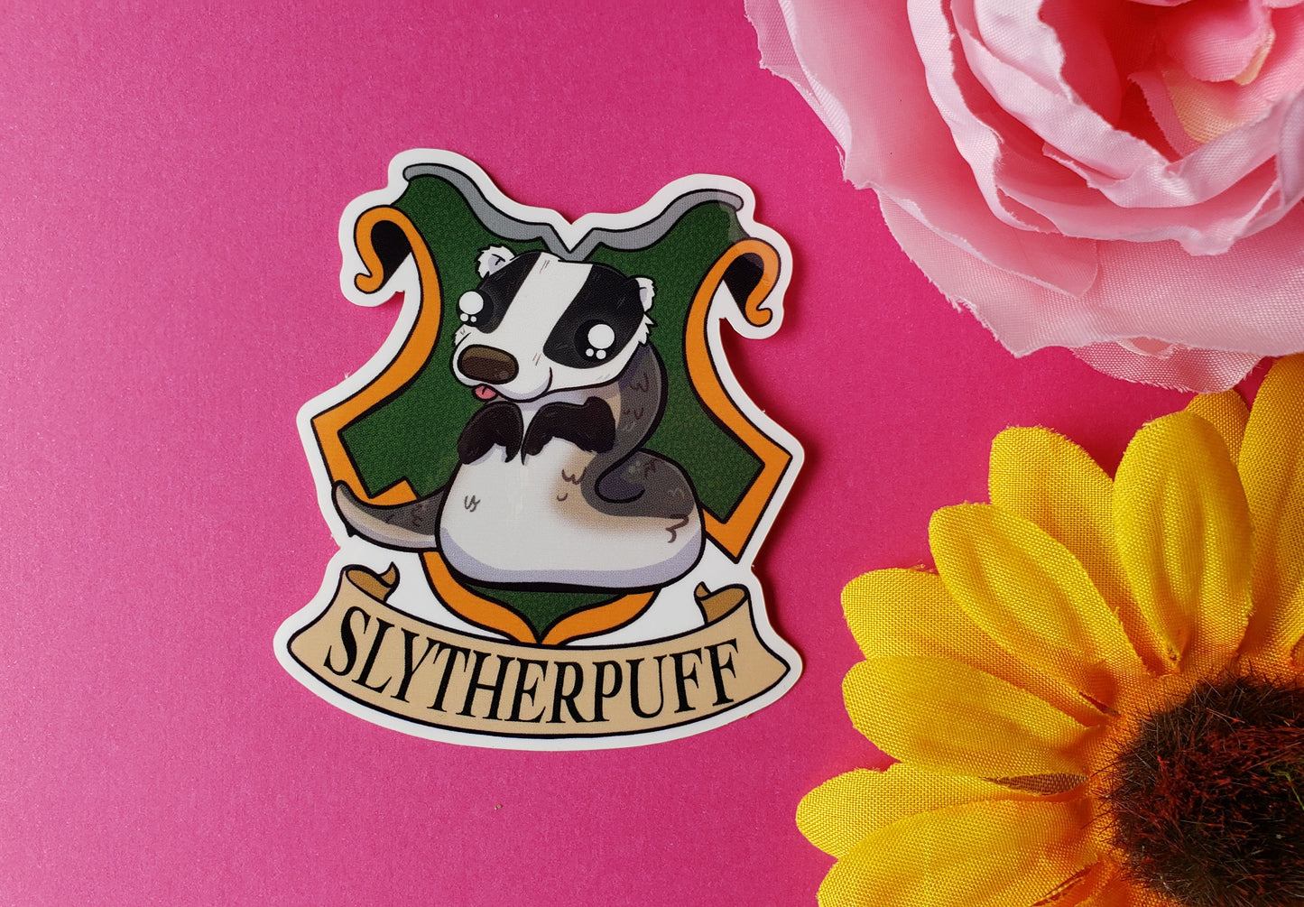 Slytherpuff Sticker (slytherin + hufflepuff)