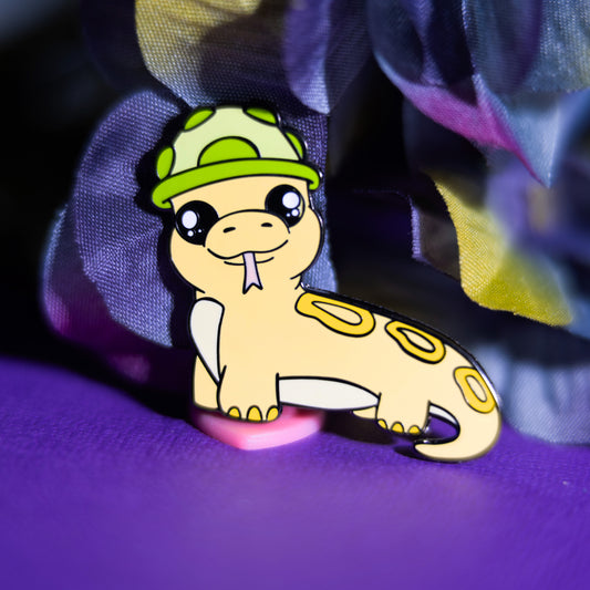 Snurtle Pin (snake + turtle)