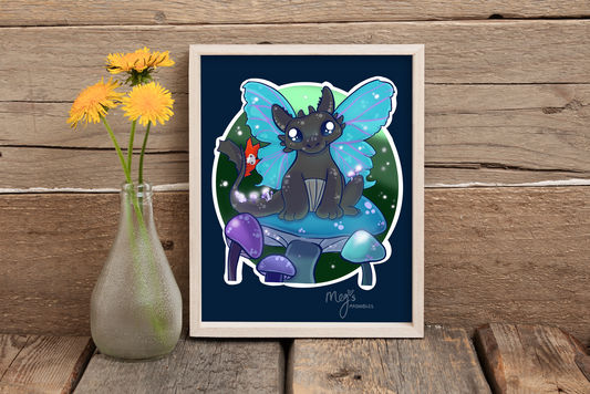 Toothless Fairy 5x7 Print