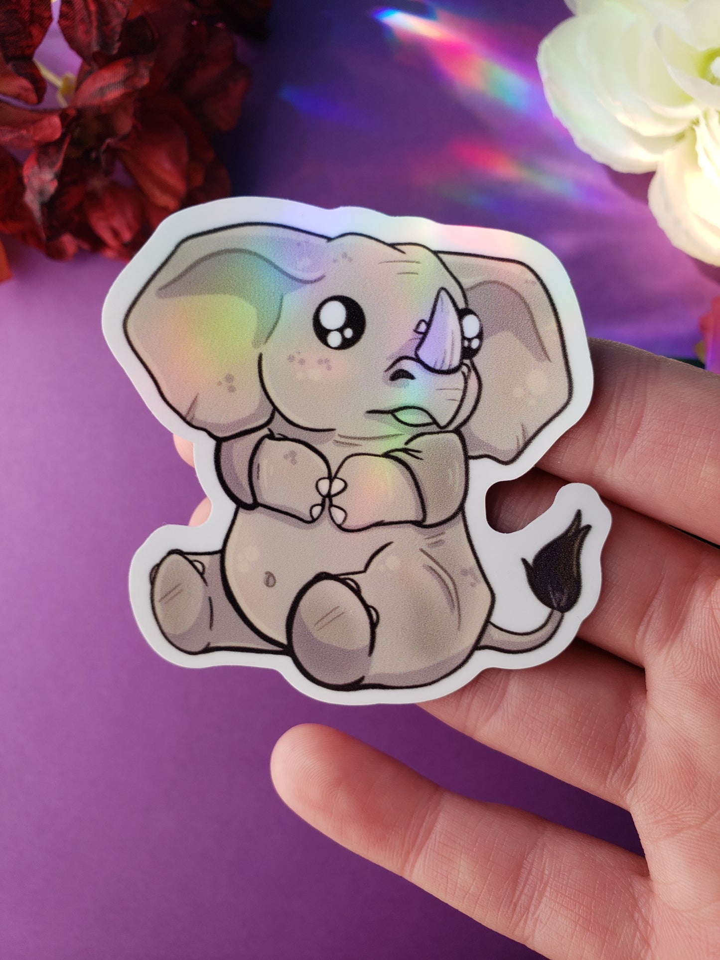 Elephino Sticker (elephant + rhino)