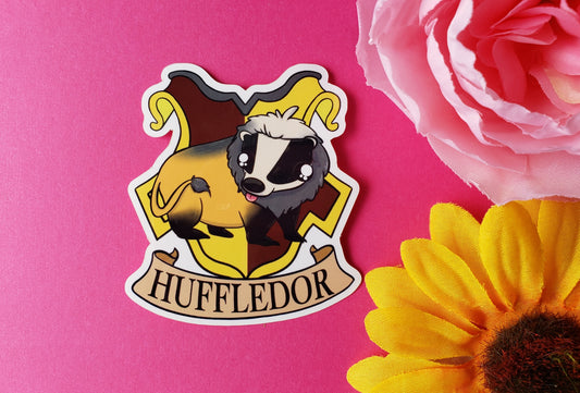 Huffledor Sticker (hufflepuff + gryffindor)