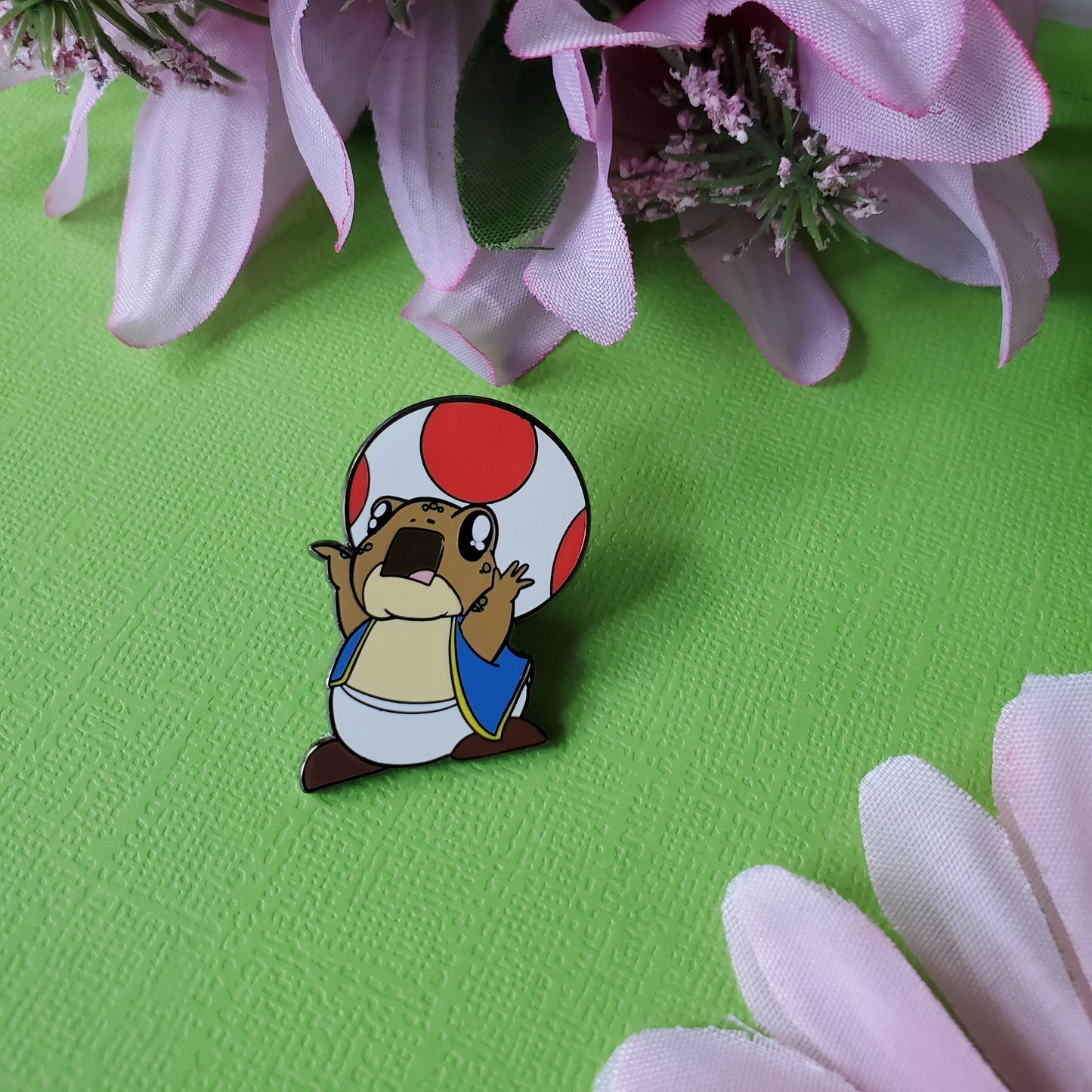 Screaming Toad Toad Pin