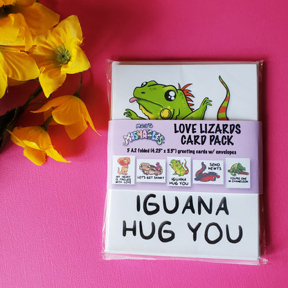 Love Lizard Card & Sticker Bundle