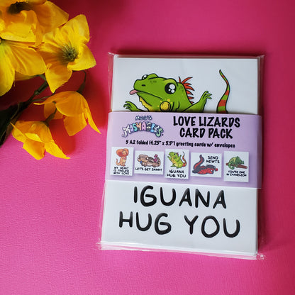 Love Lizard Greeting Card Pack