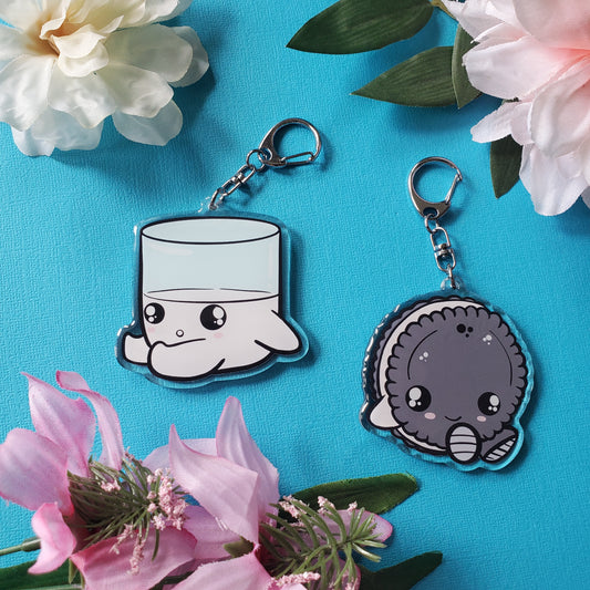 B-GRADE: Milk & Cookie BFF Keychain Set