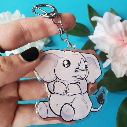 Elephino Keychain (elephant + rhino)