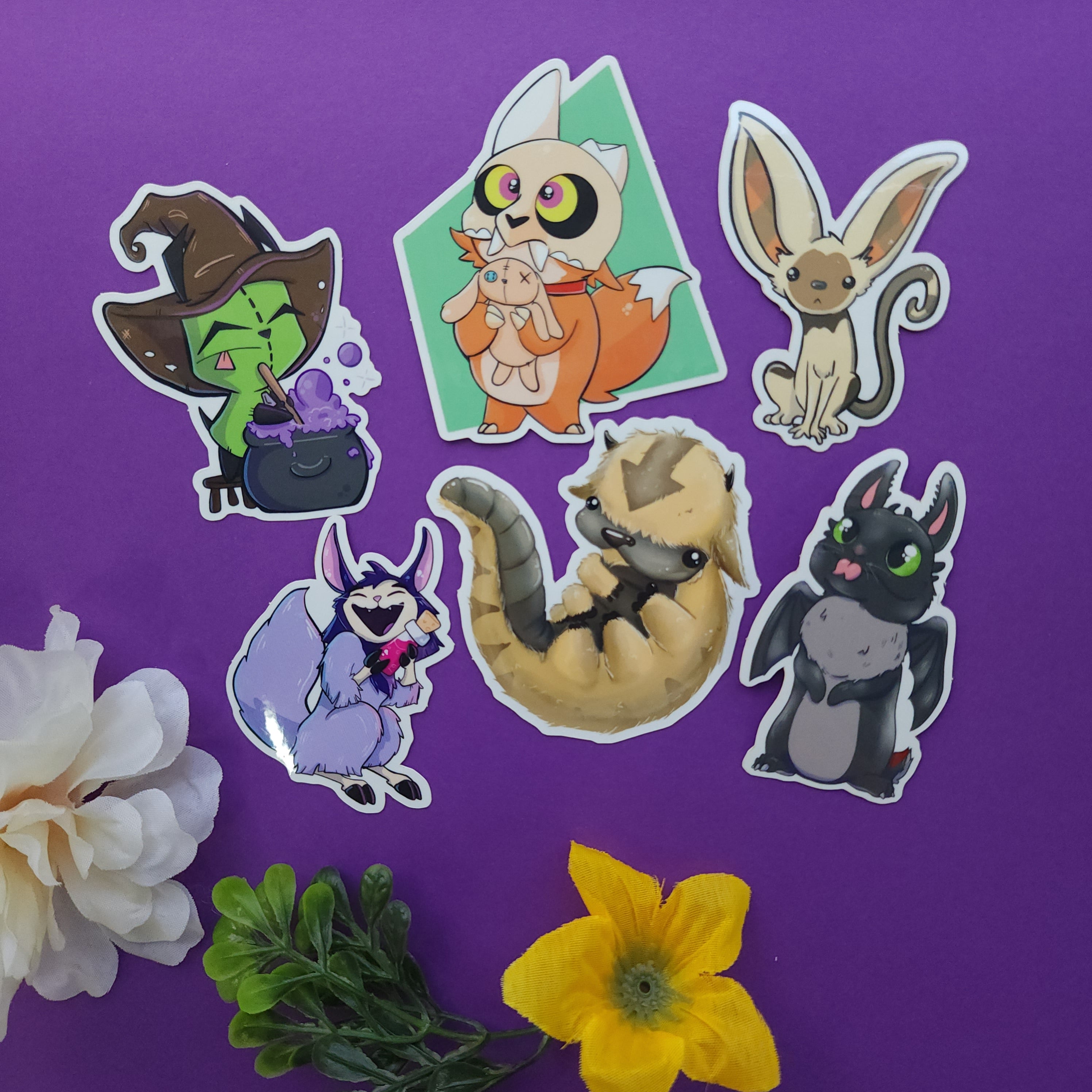 Animation Fan Sticker Pack (6 stickers) – Meg's Mashables