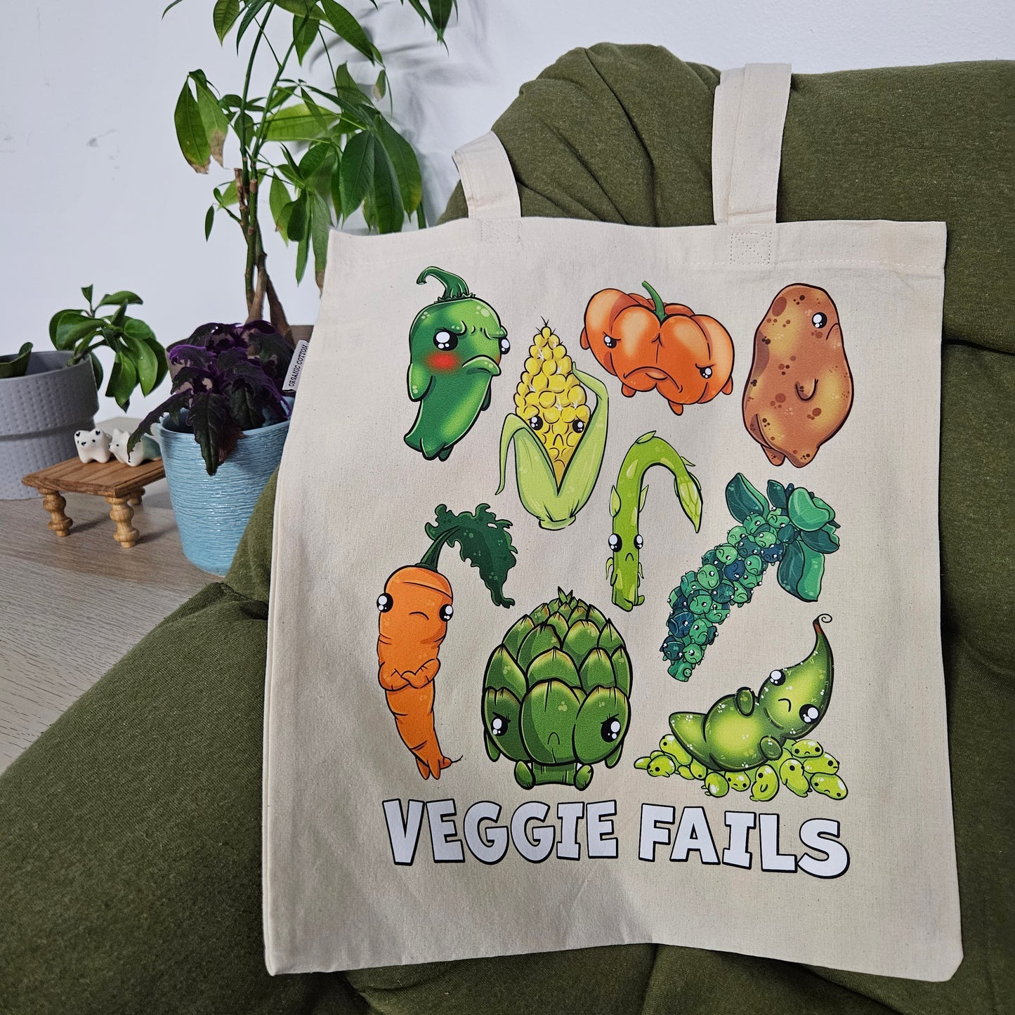 Veggie Fails Tote Bag