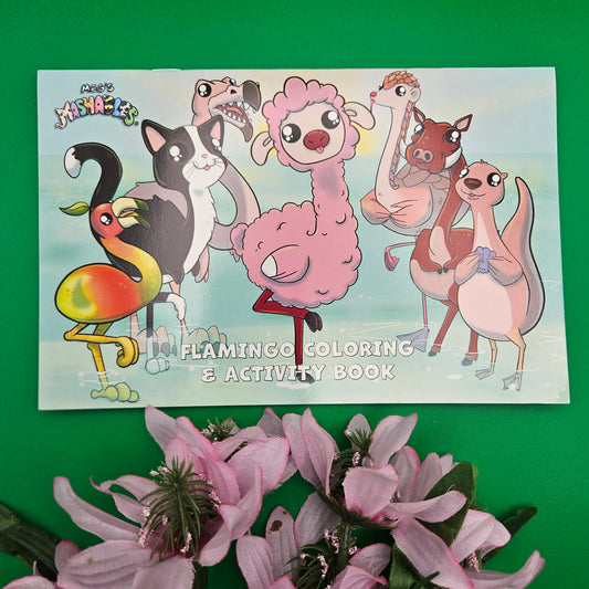 Flamingo Coloring & Activity Book