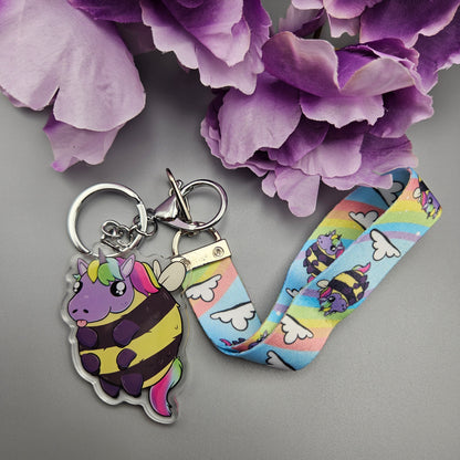 Bumblecorn Bundle: Plushie, Pin, Keychain & Coloring Book