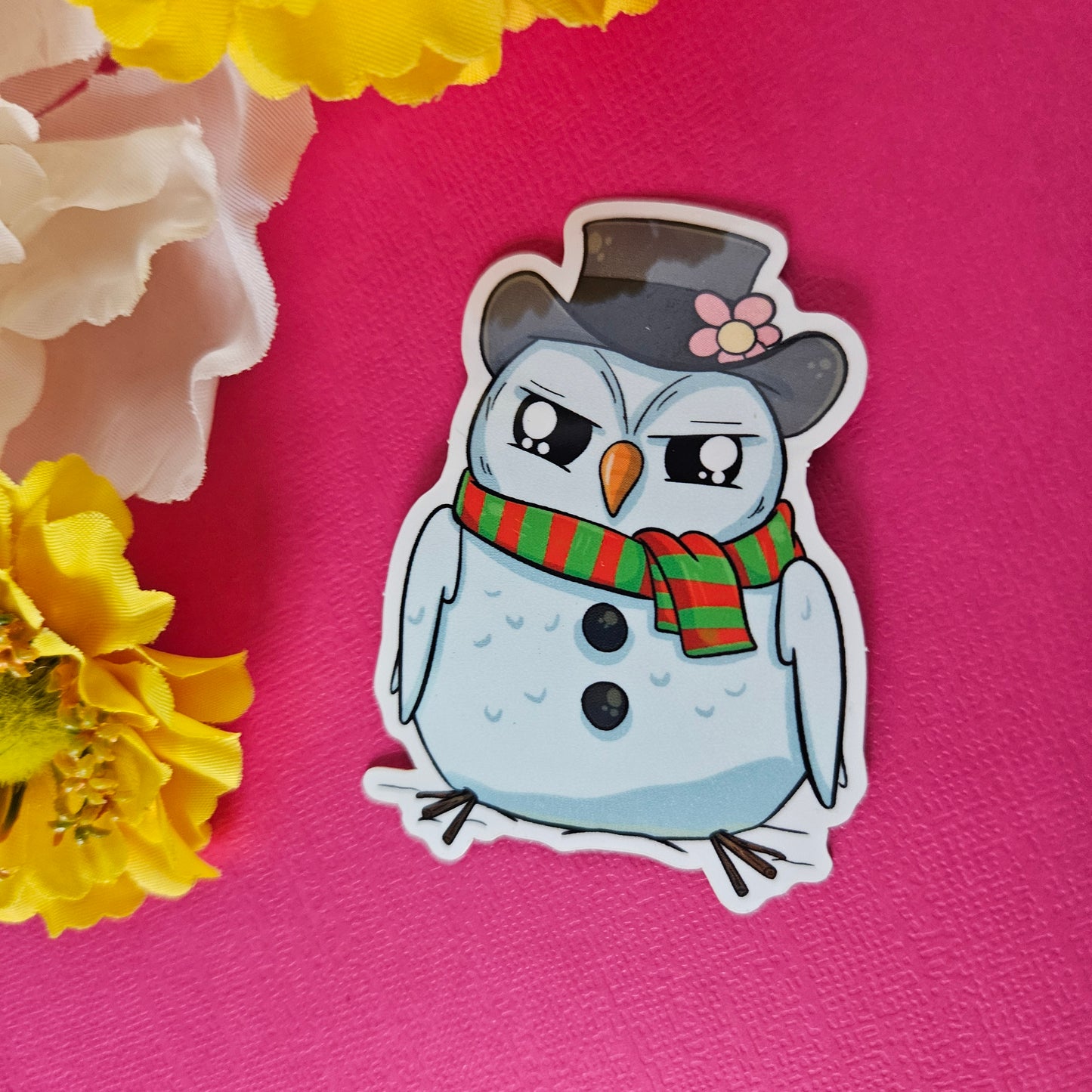 Snowl Sticker (owl  snowpal)