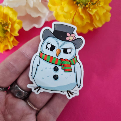 Snowl Sticker (owl  snowpal)