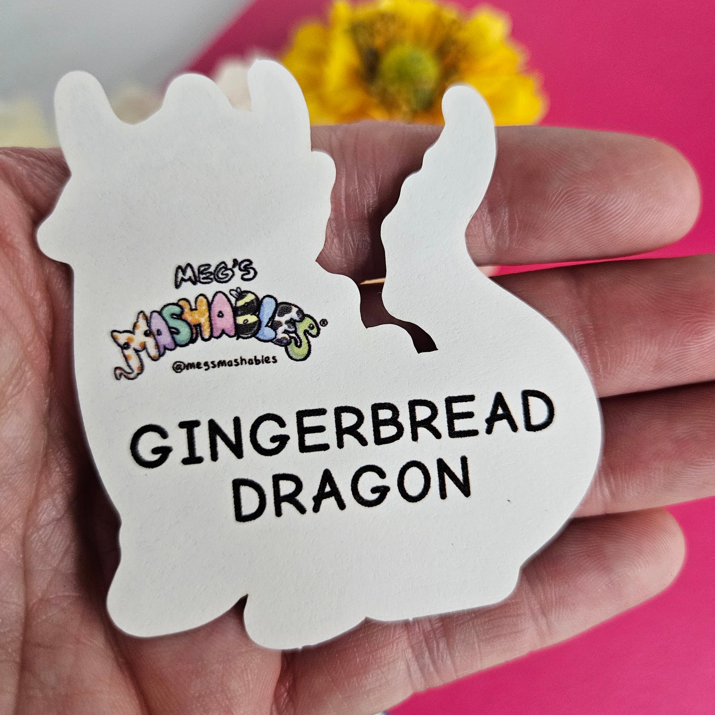 Gingerbread Dragon Sticker