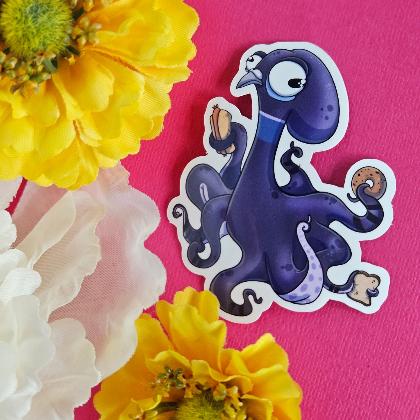 Pigepus Sticker (pigeon + octopus)