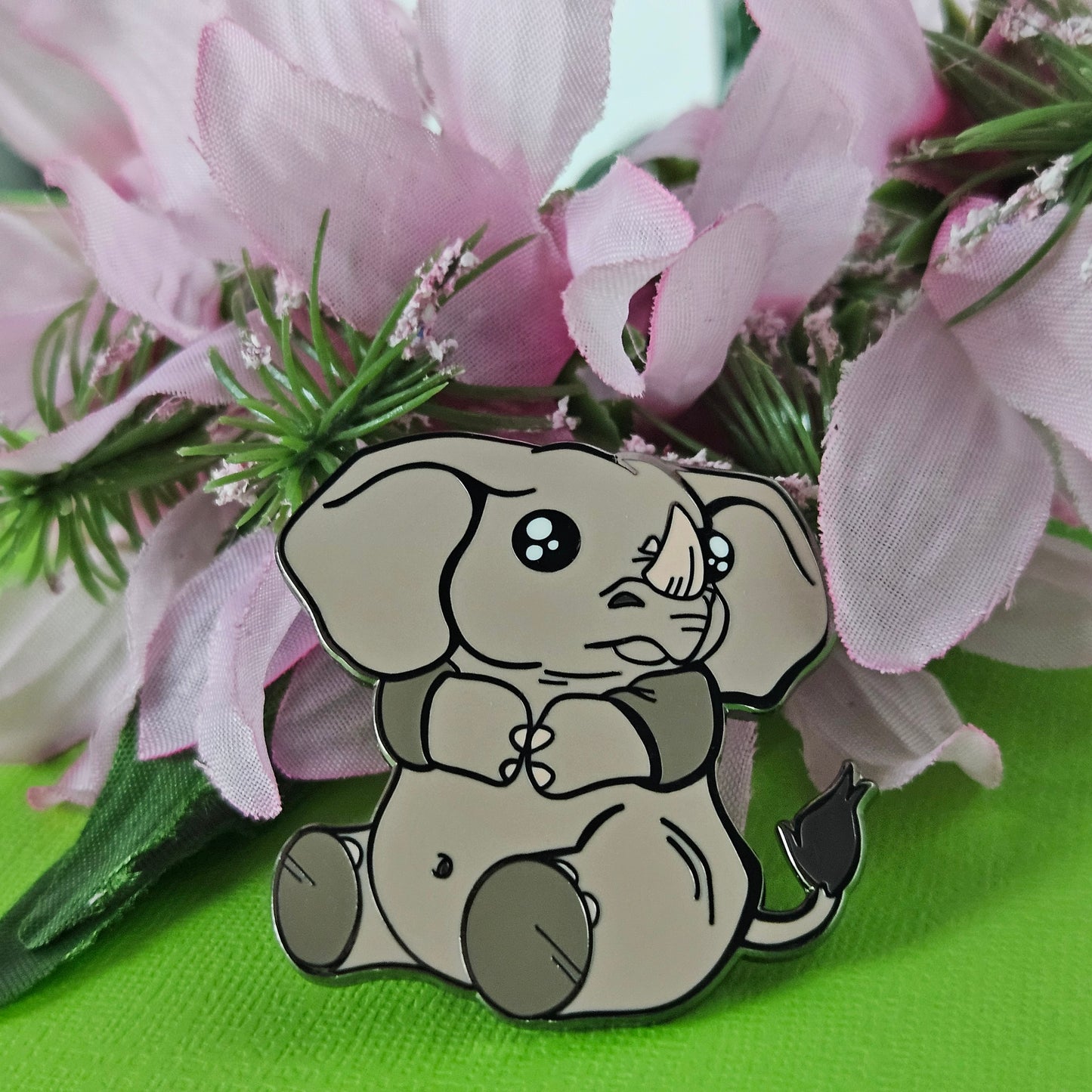 Elephino Pin (elephant + rhino)