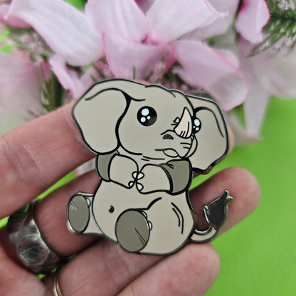 Elephino Pin (elephant + rhino)