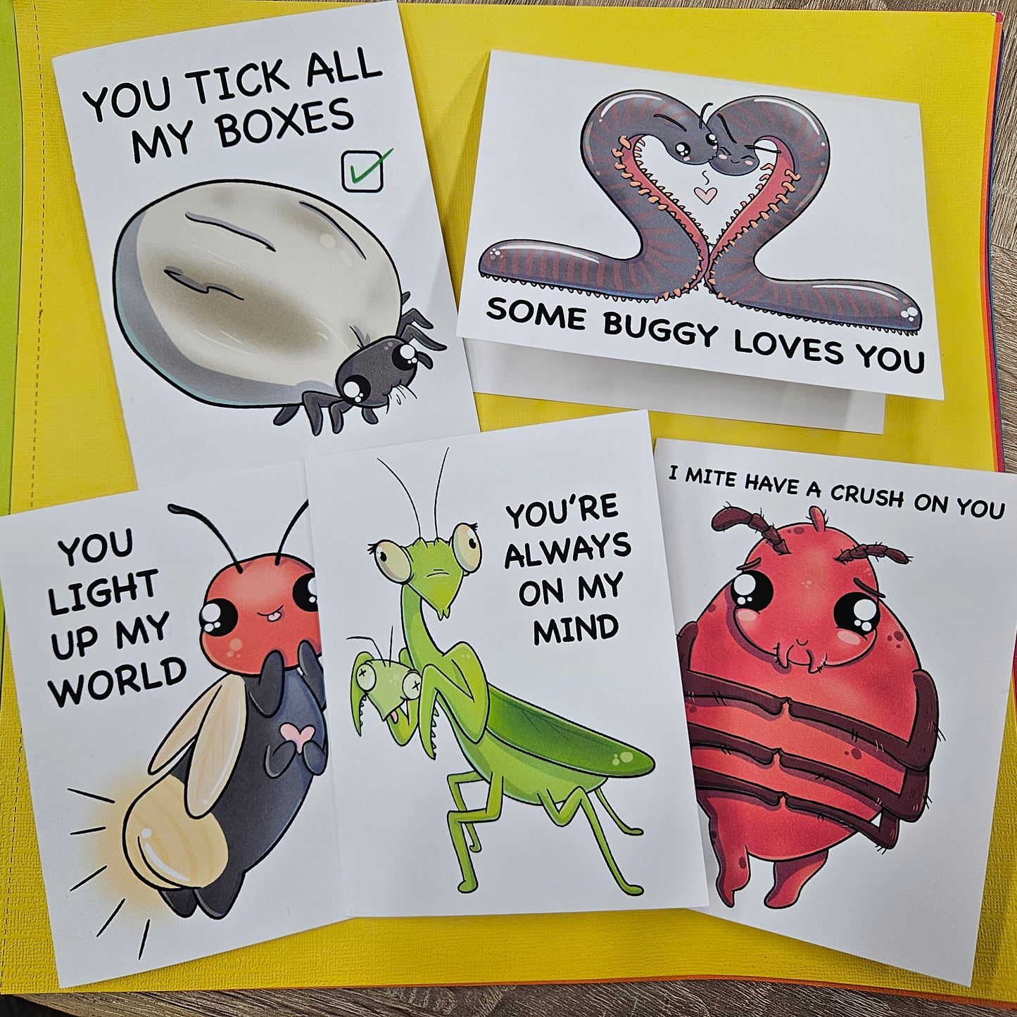 Love Bug Card & Sticker Pack Bundle