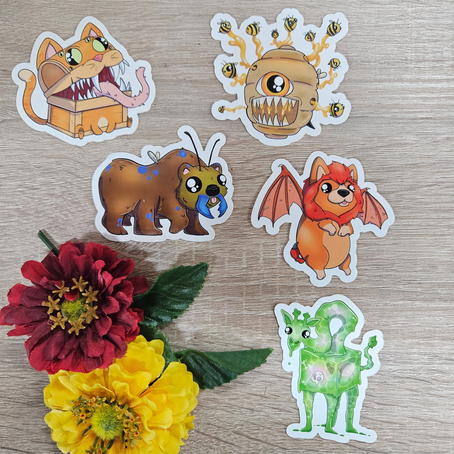 Dungeons & Mashables Sticker Pack (5 stickers)