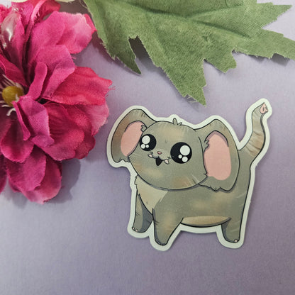 Elecat Sticker (elephant + cat)