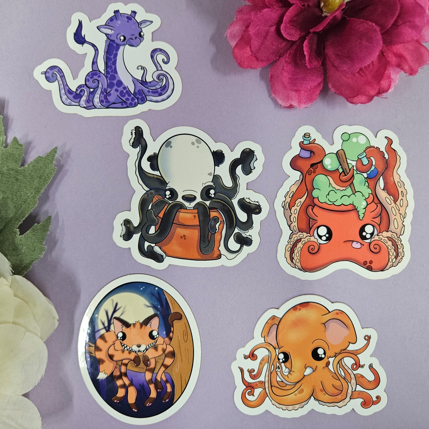 Octomash Sticker Pack (5 Stickers)