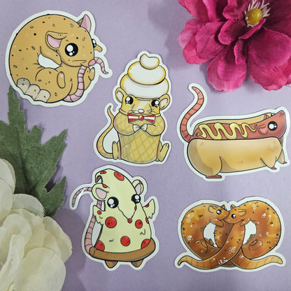 Snack Rat Sticker Pack (5 Stickers)