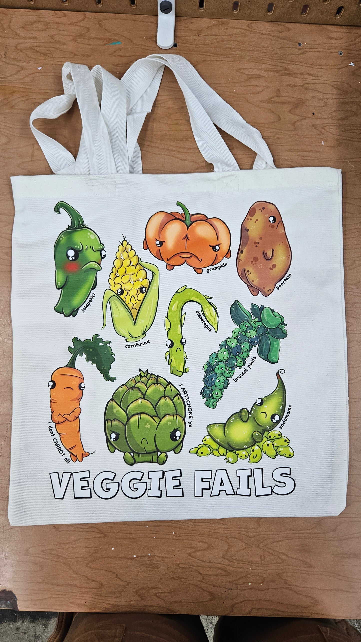 Veggie Fails Tote Bag