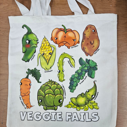 Veggie Fails Tote Bag